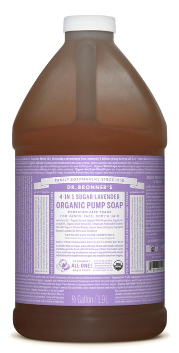 Lavender Organic Pump Soap 1.89L