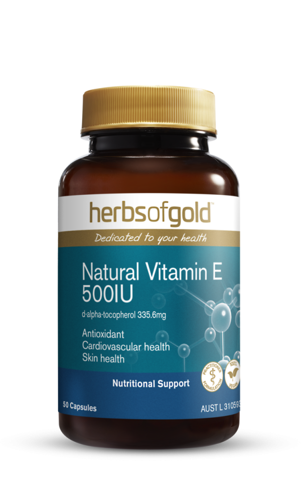Natural Vitamin E 500IU 200 Capsules