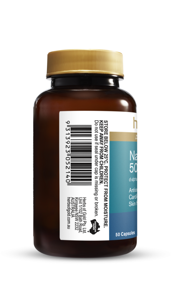Natural Vitamin E 500IU (50VC)