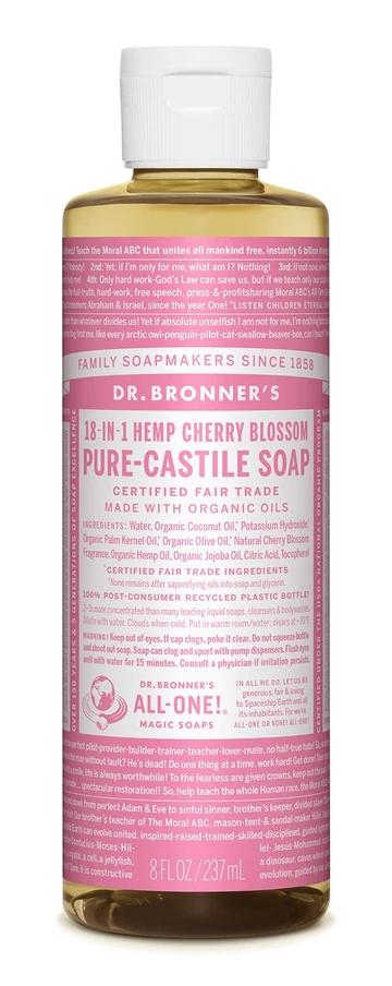 Cherry Blossom Pure Castile Liquid Soap 237mL