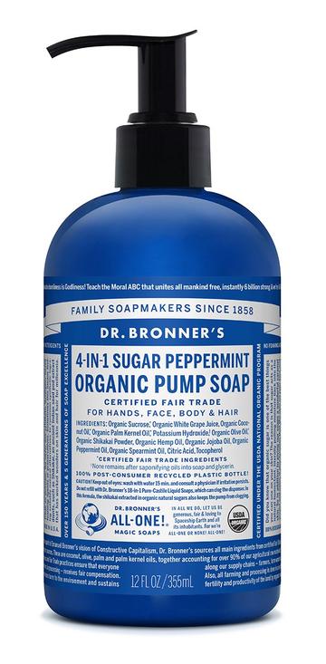 Peppermint Organic Pump Soap 1.89L