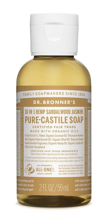 Sandalwood Jasmine Pure Castile Liquid Soap 237mL